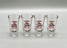 Set of 4 Captain Morgan How Do You Tattoo 3.5" Shot Glass CHILL POOR DRINK IT
