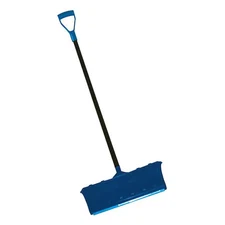Snow Shovel, 22 1/4 In W X Aluminum, Plastic Blade, 45 In L Steel Handle, 21Ad02
