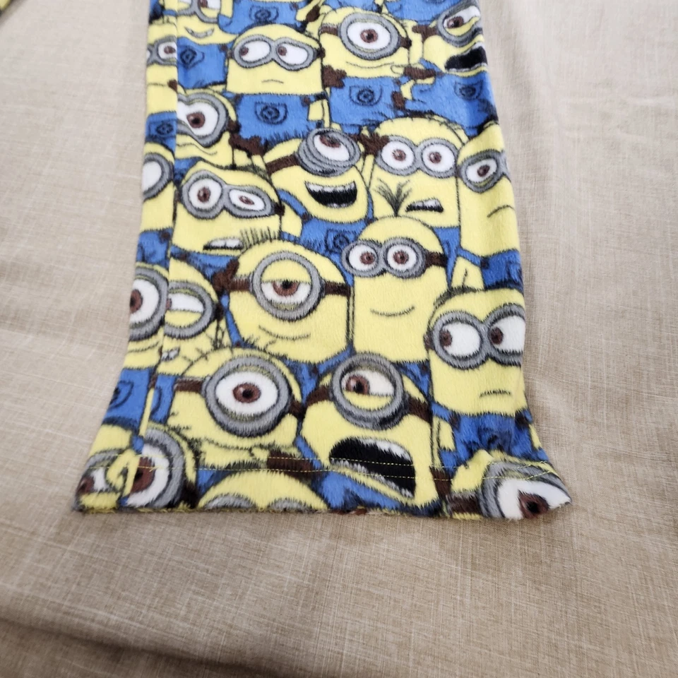 Pantalones de pijama Despicable Me Minions para mujer XL amarillo azul polar ropa para dormir acogedores Foto 2 de 4