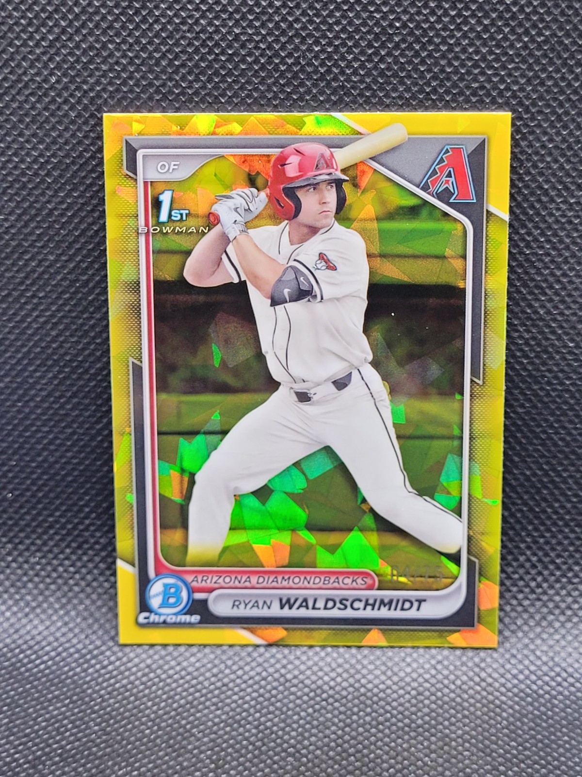 2024 Bowman Chrome Draft RYAN WALDSCHMIDT yellow sapphire refractor 04/75 RC 1st