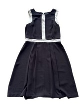 Lauren Ralph Lauren Black and White Sleeveless Dress Size 4