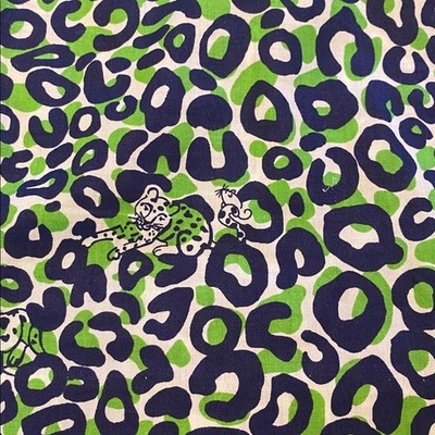 Lilly Pulitzer ''Thrill of the Chase'' Green Leopard L/S Blue Green Dress 4
