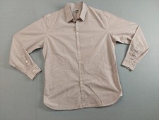 Mango Men Dress Shirt XXL Multicolor Striped Abstract Collared Button Up Office