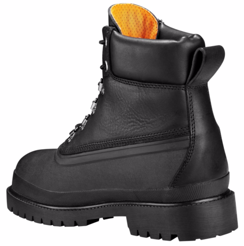 black leather timberlands