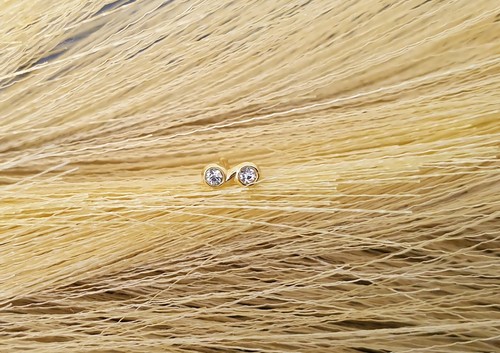 925 Silber Unendlich Nasenpiercing Vergoldet Nasenstecker Stecker Piercing - Picture 8 of 9