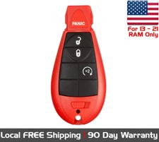 Lot of 1x New Replacement Keyless Entry Remote Key Fob for RAM 2013 - 2021.