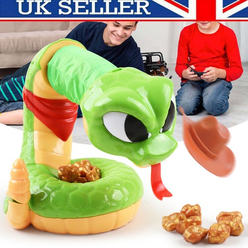 Cartoon Electric Rattlesnake Toys Snake Head Popup Party