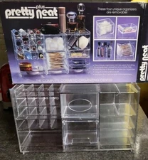 Vintage 1983 Large Pretty Neat Plus Large Cosmetic Organizer New In The Box