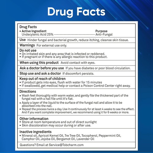 Tobcharm Fungal Nail Renewal Treatment Toenails, Fingernails - Bild 2 von 2