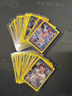 2024 Topps Update YELLOW Parallel Hanger Box Exclusive PICK YOUR CARD