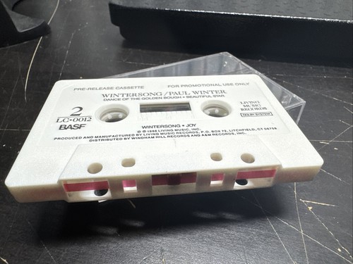Paul Winter: Wintersong (Cassette, 1986 Living Music) PROMO PRE RELEASE - Picture 5 of 5