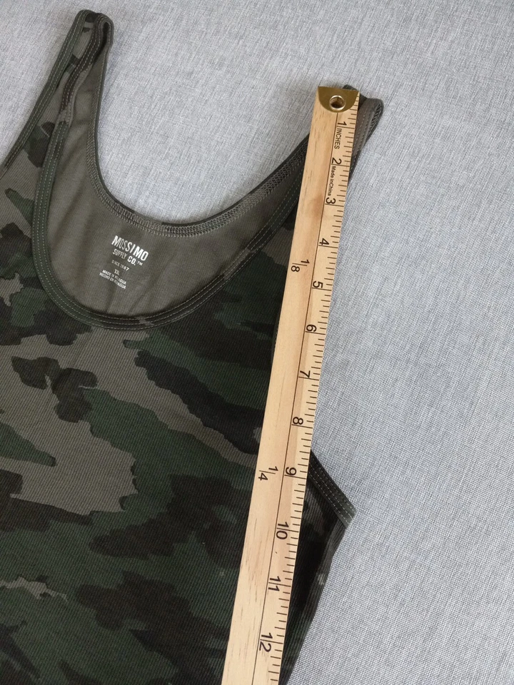 Blusa Top Mossimo Supply Company Para Mujer 2XL Elastizada Coumaflage Verde Militar Foto 3 de 4