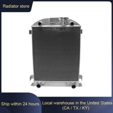 25 Tall 3rows Full Aluminum Radiator Fit 1937-1938 Ford Model A Flathead