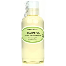 4 oz BAOBAB CARRIER OIL BY DR.ADORABLE 100% PURE ORGANIC COLD PRESSED FREE SHIPP