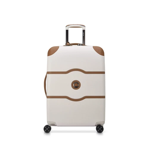 DELSEY Paris Chatelet Hardside 2.0 Luggage with Spinner Wheels, Angora, Check...