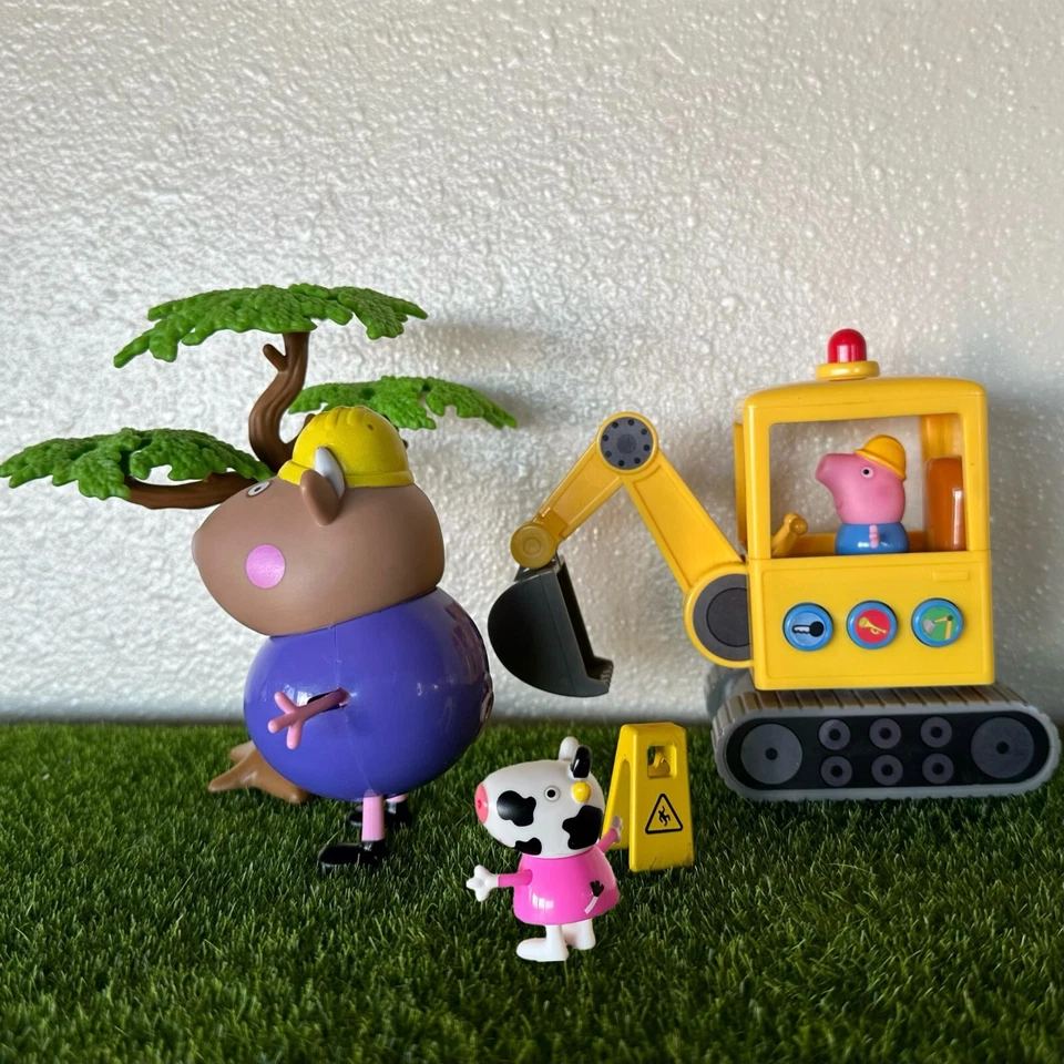 Let's Plant More Trees w/ Mr Bull's Road Digger! 2.2” Carol Cow, 4.2” Daddy Bull - Image 3 of 3