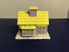 Vintage ~ Byron Molds ~ 1979 House With Bay Window ~ Handpainted