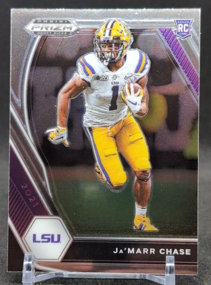 2021 Panini Prizm Draft Picks - #112 Ja'Marr Chase (RC)