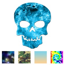 Skull Bone Death Skeleton - Decal Sticker - Multiple Patterns  Sizes - ebn2366