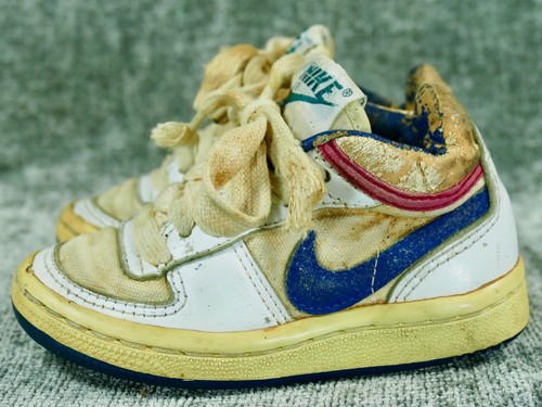 1984 Nike Toddler shoes Sz 8 child og vtg 84 1985 1980s 80s blue challenge  court | eBay