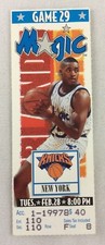 NBA 1995 02/28 New York Knicks at Orlando Magic Ticket Stub