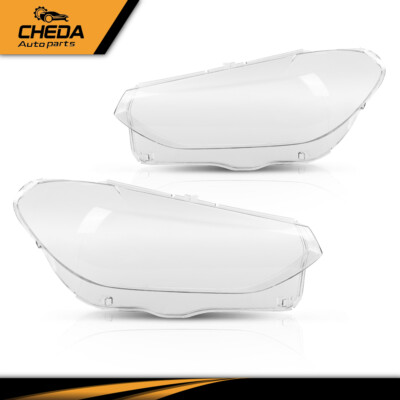 2X Headlight Lens Headlamp Cover Fit For BMW 2018-2021 X3 G01 X4 G02 G08