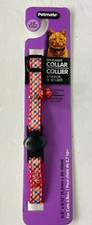 Petmate Cat Pet Collar 3/8 by 8 to 12-Inch 6 lb Bell Breakaway Buckle Gingham