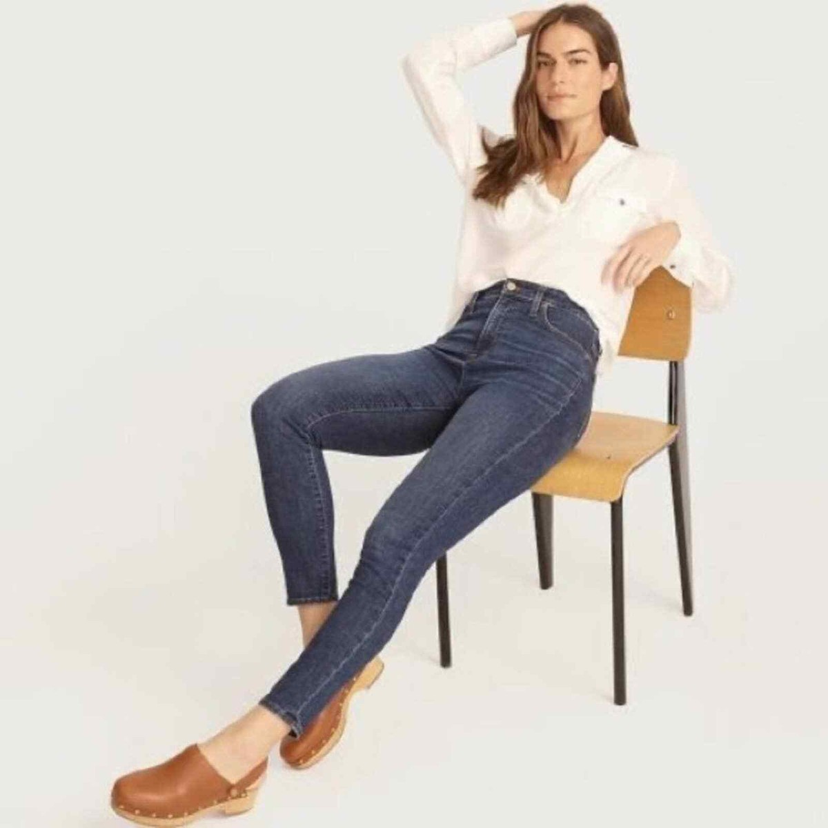 J Crew Curvy Toothpick Jean in Dryden Wash