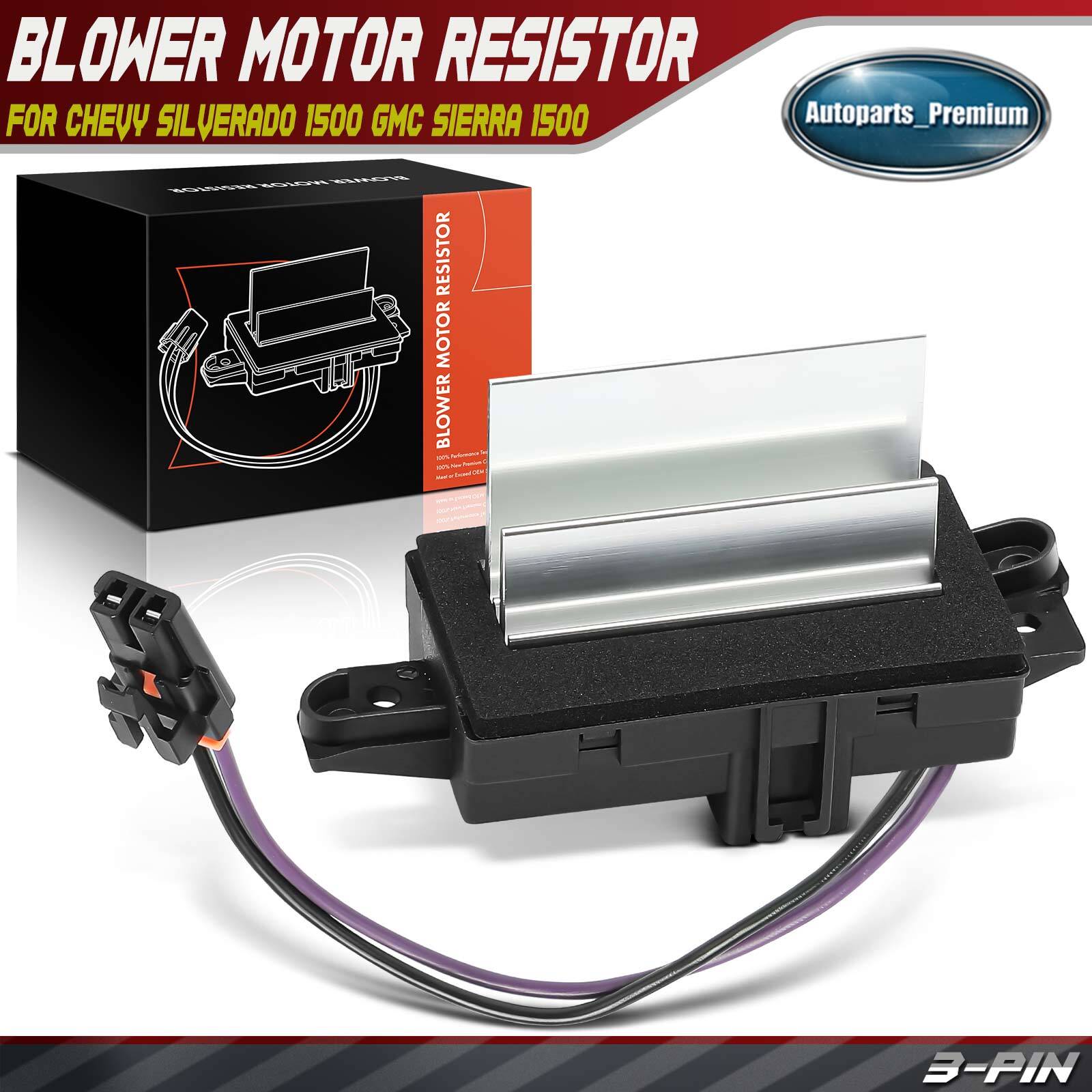 HVAC Blower Motor Resistor for Chevrolet Silverado 1500 Impala GMC ...