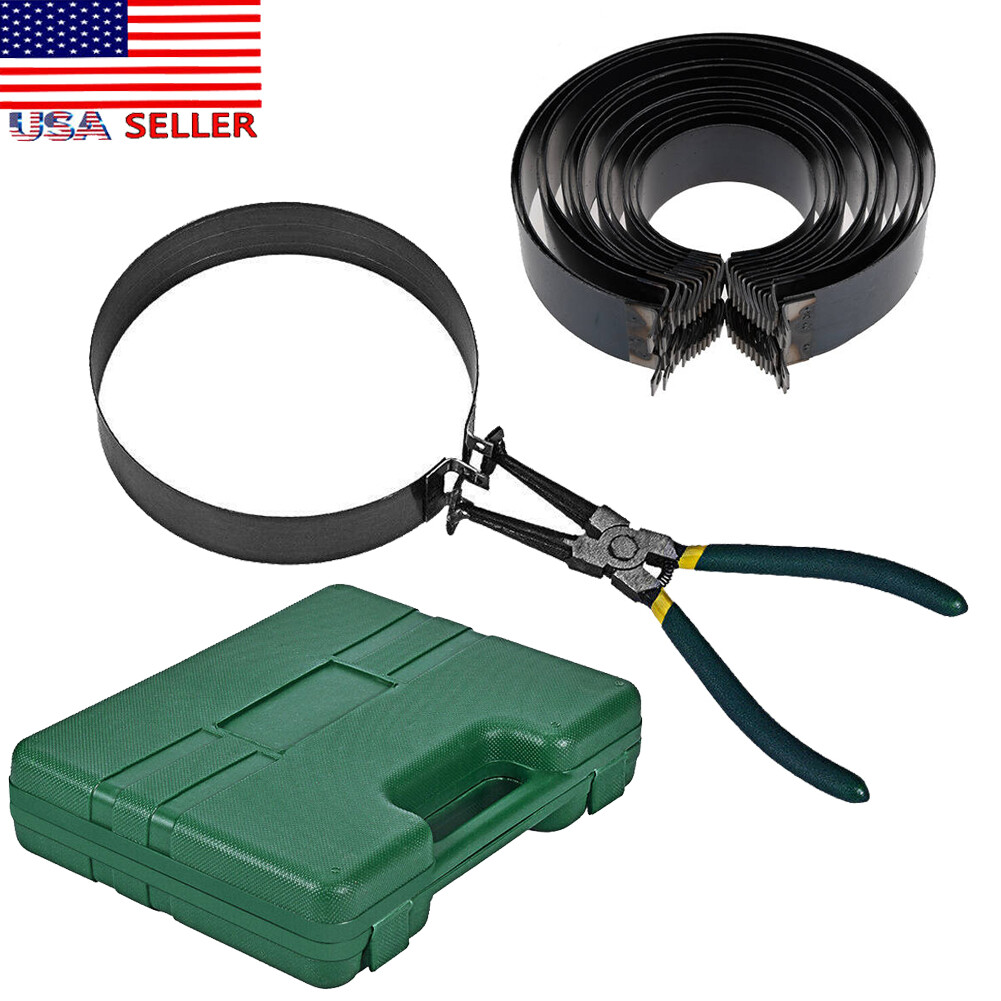 Motorcycle Piston Ring Compressor Cylinder Installer Tool Kit with