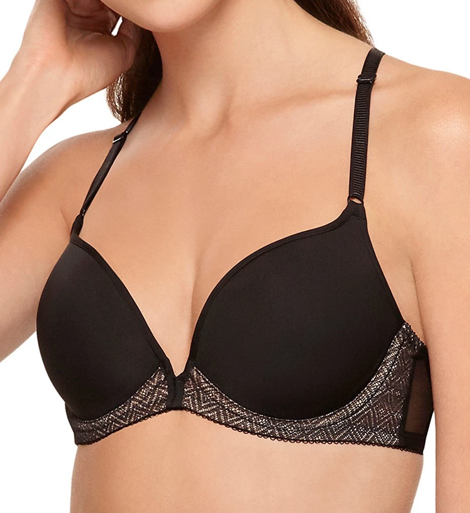 Soutien-gorge noir push up sous fil b tentt'd 958251 taille 36 B #04