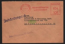 B10769 Brief DDR Propaganda Krumpa Geiseltal 1950 Mineralölwerke Lützkendorf