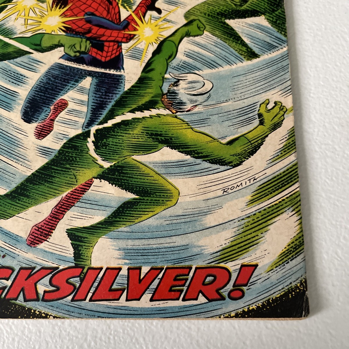 アメージングスパイダーマン #71 クイックシルバー❗️アメコミリーフ The Amazing Spider-man 1969 #71. Beautiful Copy! Ft