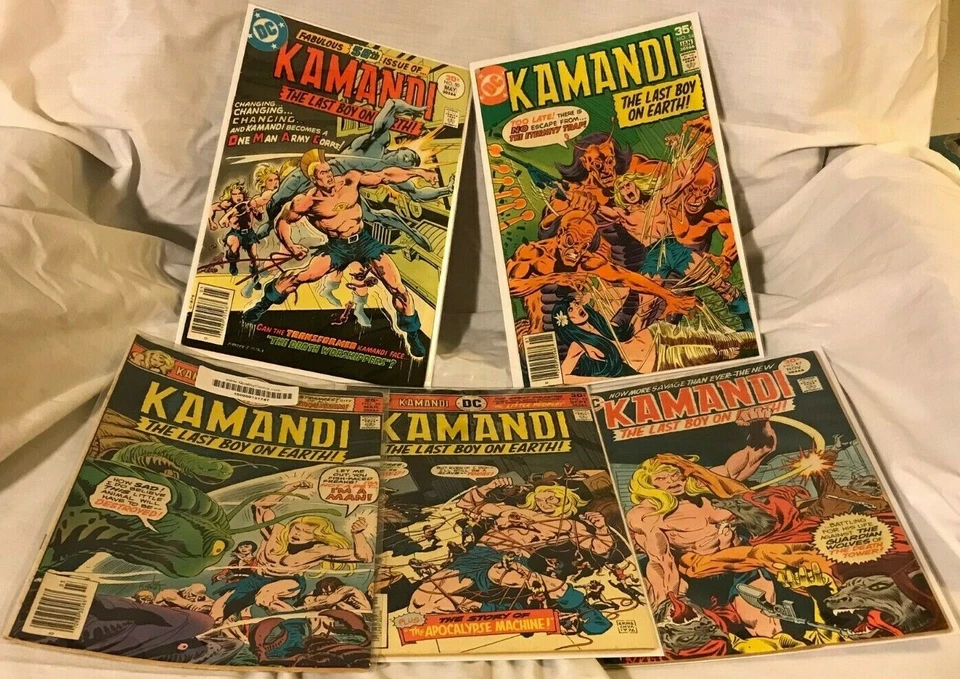 (Lote de 17) cómics de Kamandi DC de la Edad de Bronce abarca #14-54 (1974-1978) Foto 4 de 4