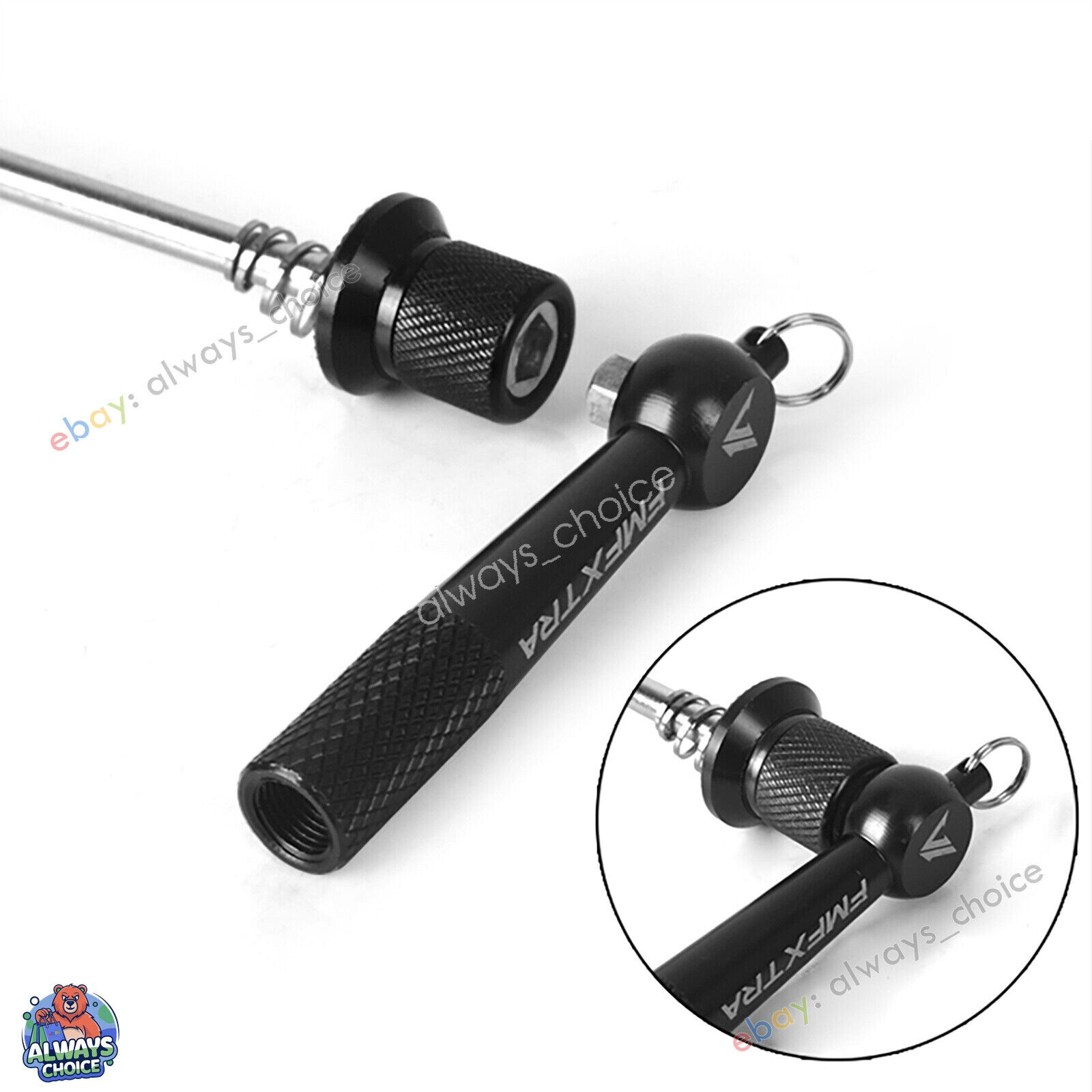 Kit sgancio rapido bici anteriore e posteriore per mtb e bici da corsa foto 5