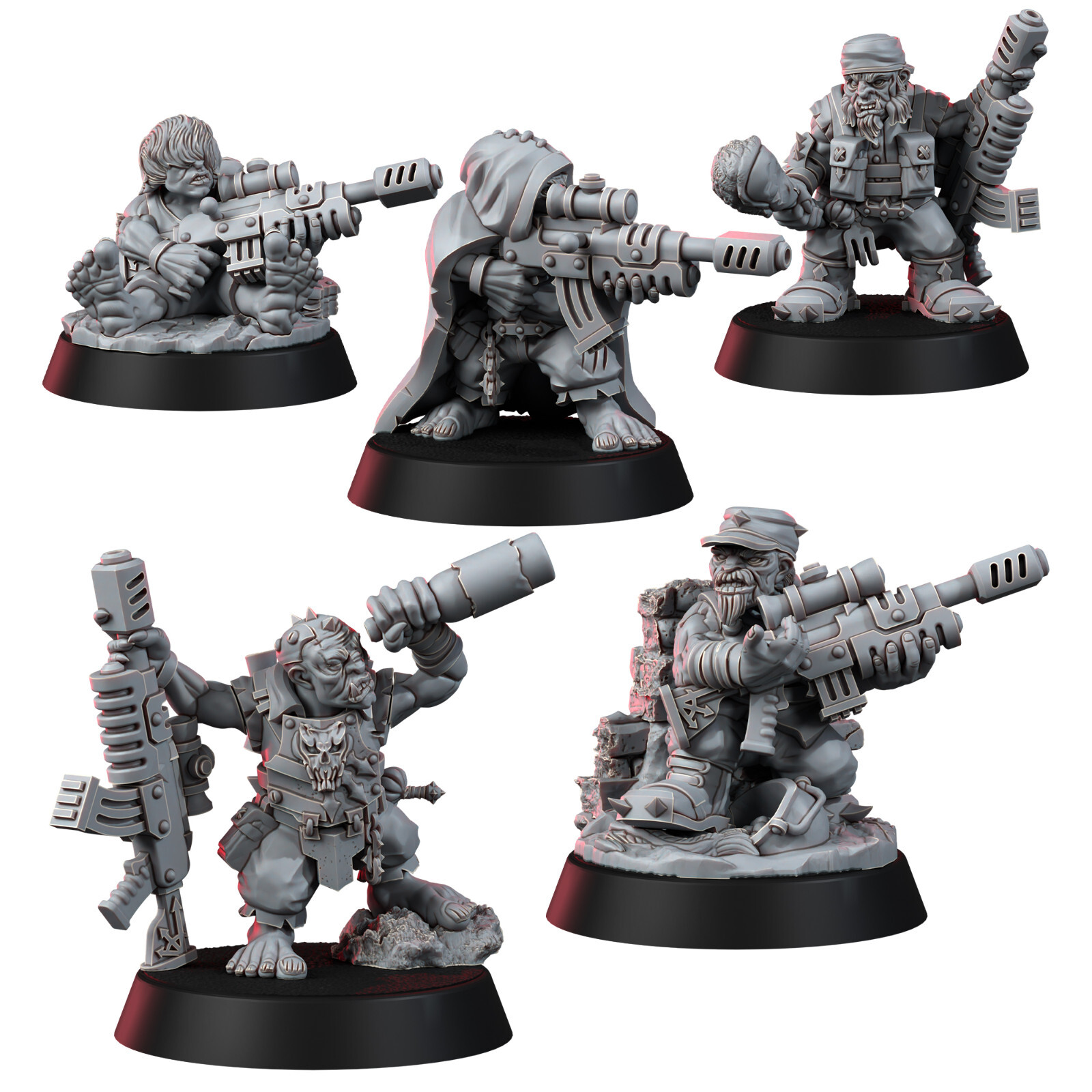 Эксклюзивные боевые игры Renegades of Pain Hoblings Снайперы Раткина 28 мм 6590₽