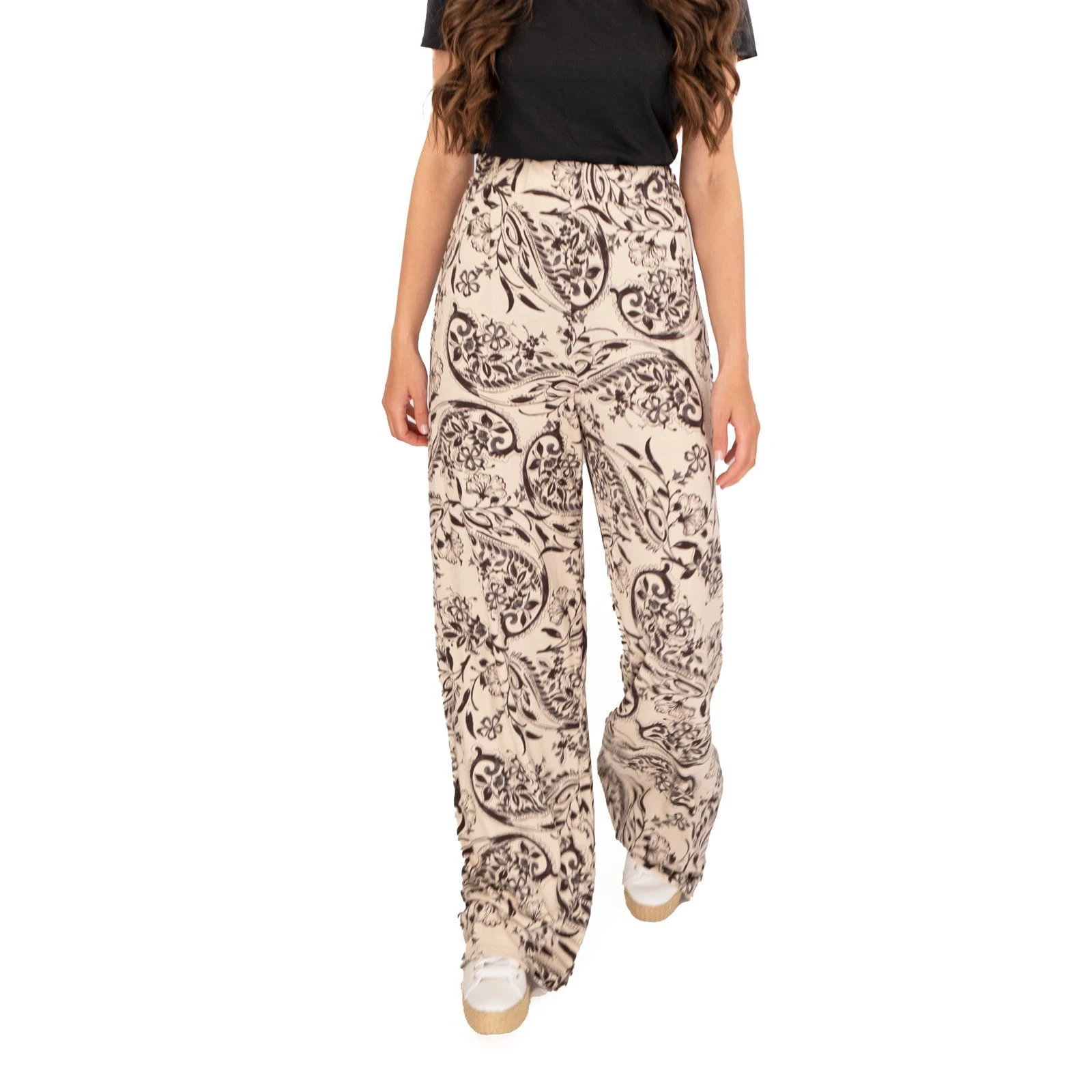 Karen Millen Womens Trousers Beige Floral High Waist Relaxed Stretch Size 10
Opens in a new window o