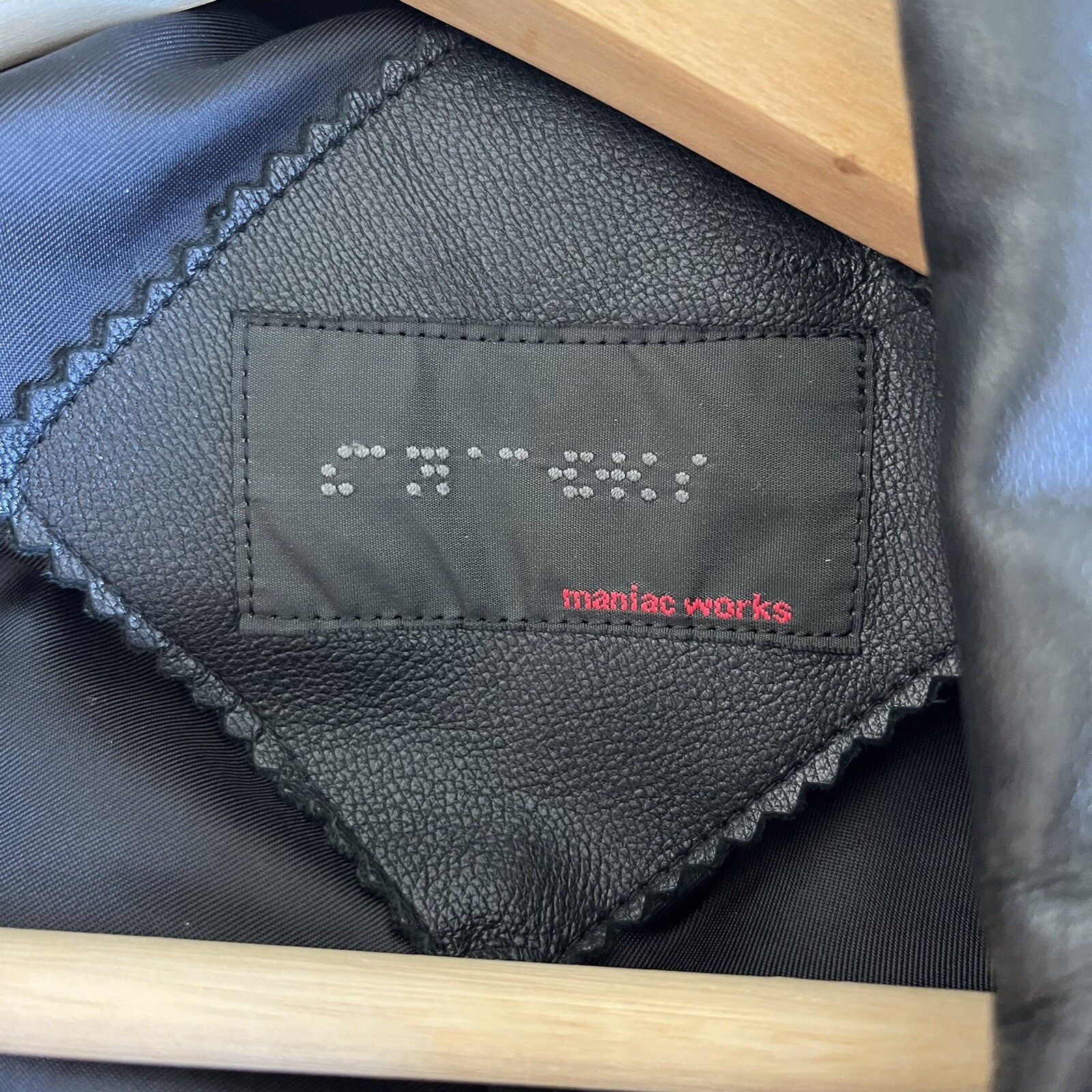 Japanese Label Patchwork Leather Jacket - image 3