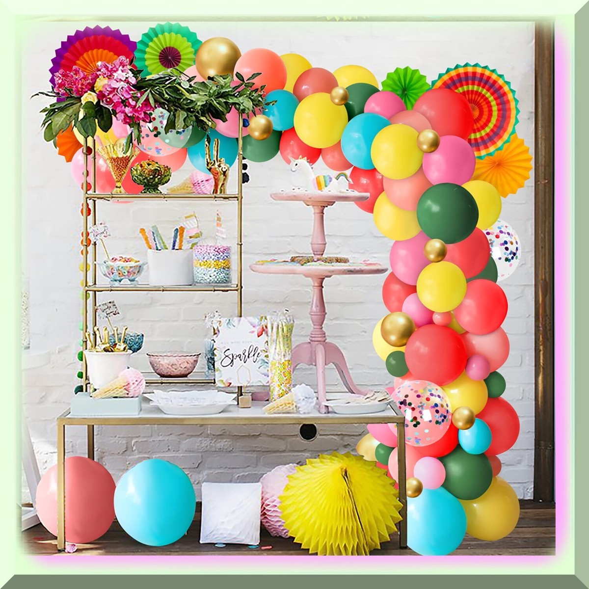 Amscan Ballon Fun Strings 'It's A Girl' – Party-Dekoration Für Babypartys & Feiern