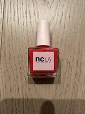 NCLA Nail Polish Lacquer Call My Agent Red Hot Pink Shine