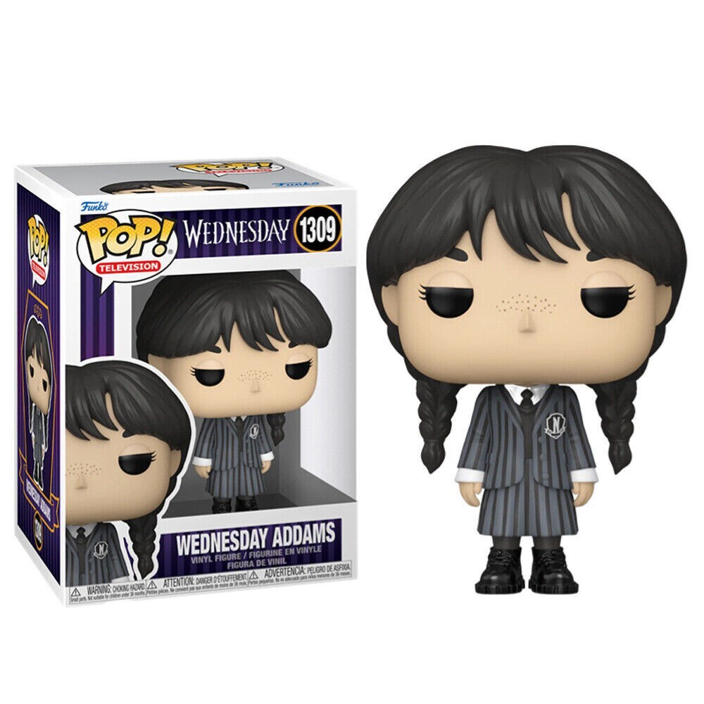 WEDNESDAY - WEDNESDAY ADDAMS 3.75"" POP TELEVISION VINYL FIGURE FUNKO 1309