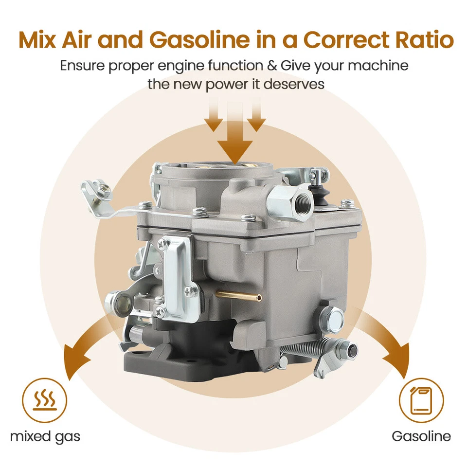 21100-24035 21100-24045 Carburetor Carb For Toyota Corolla 3K 4K 1968-1978 New - image 3 of 4