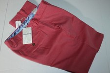 Tommy Bahama Pants Boracay Solid Flat Front Wild Geranium T115496 32x32 32 Waist