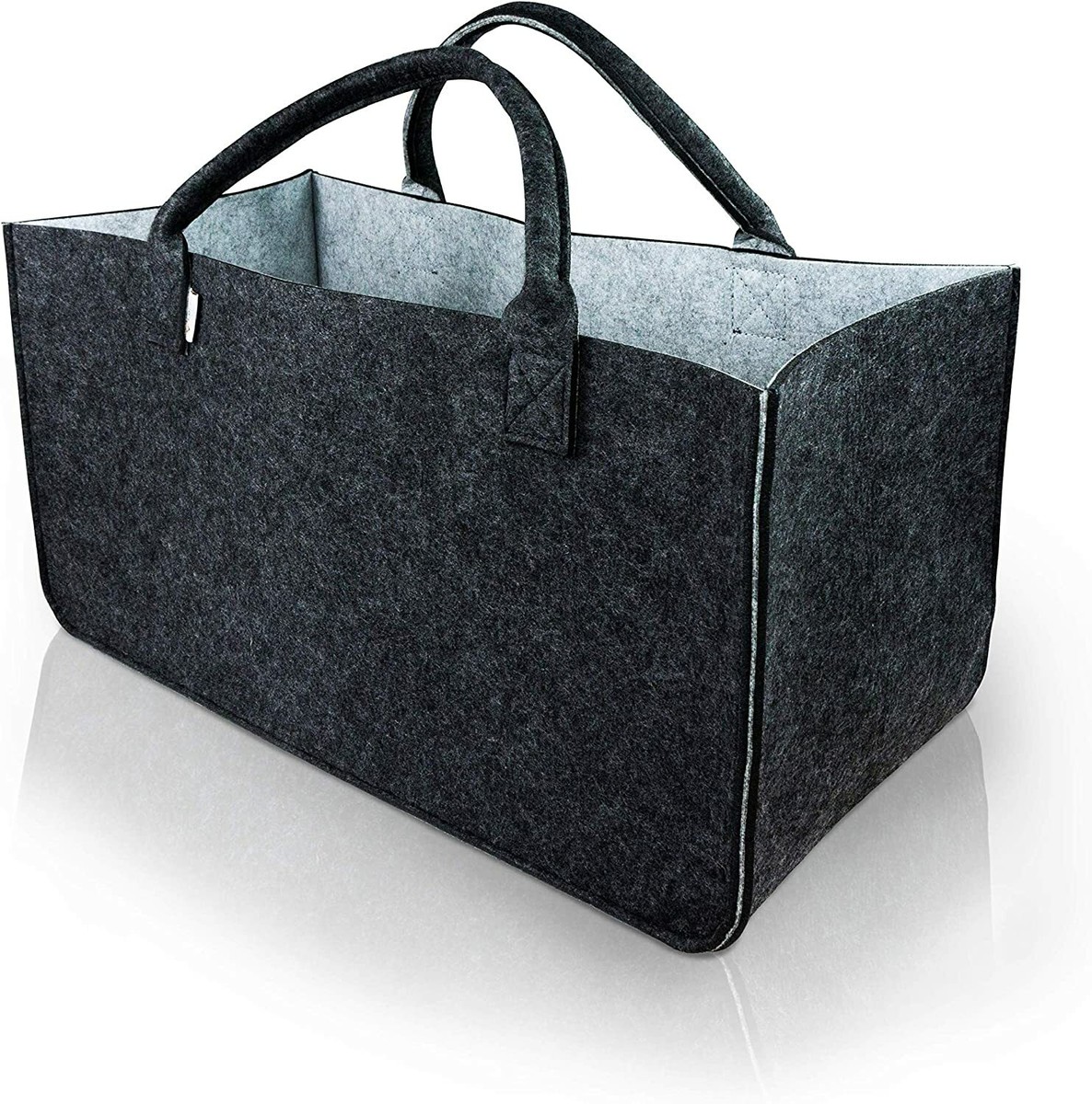 Kaminholztasche Filz Tasche Kaminholz Korb Filztasche