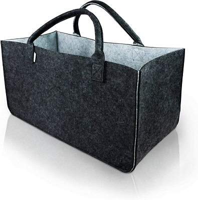 Kaminholztasche Filz Tasche Kaminholz Korb Filztasche