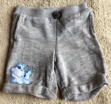 Disney Collection Boys 5/6 Gray Sweat Shorts Solid