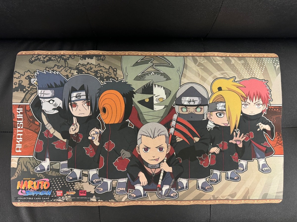 Akatsuki イラストカードセット Naruto TCG CCG Akatsuki Chibi Official Bandai PlayMat Card Mat | eBay