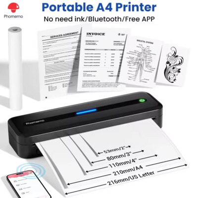 Phomemo M832 Portable Printer [Upgrade] Portable Printer Wireless for Travel LOT
