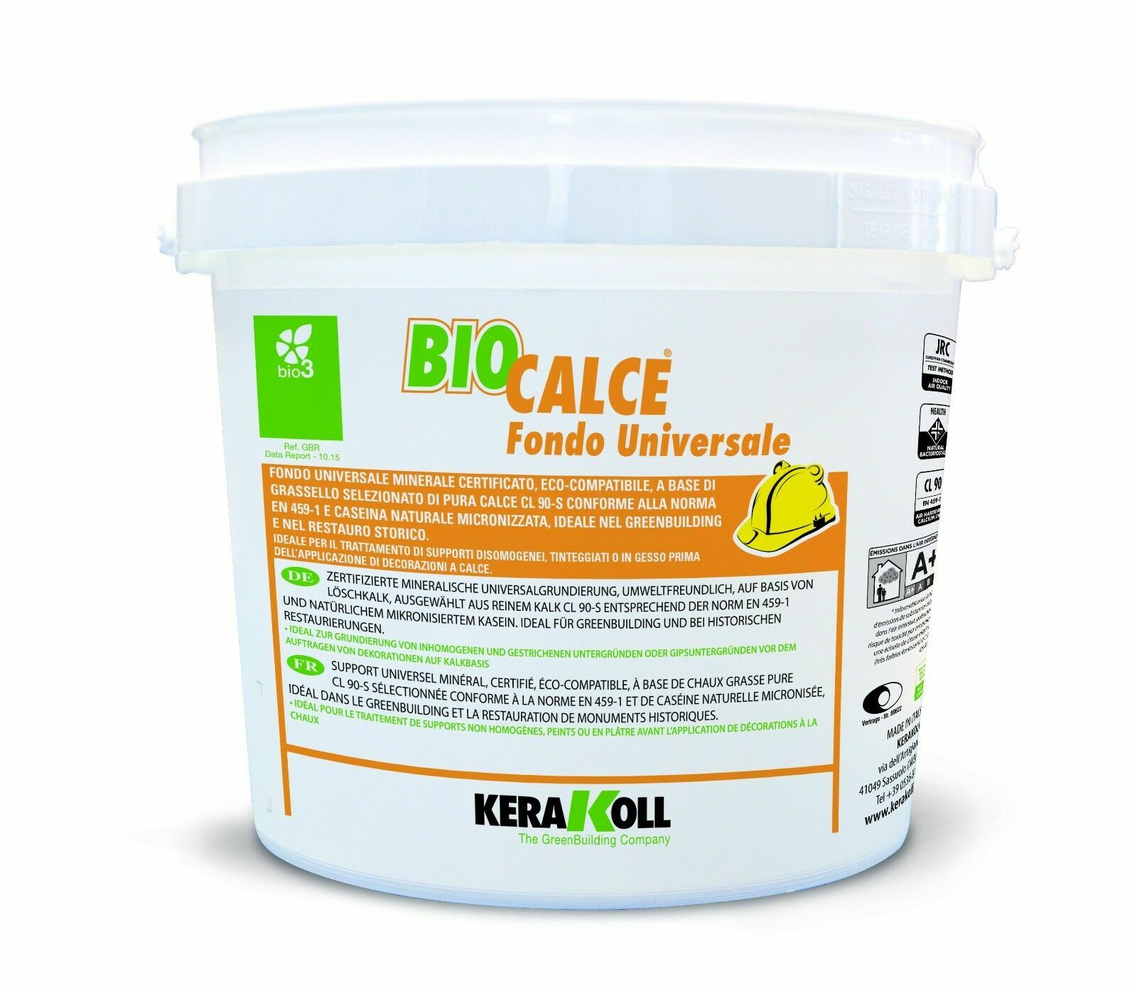 Kerakoll BIOCALCE FONDO UNIVERSALE minerale certificato eco compatibile lt.14