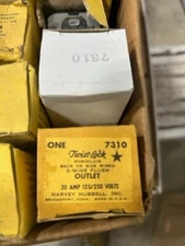 Lot of 15- HUBBELL 7310 20 Amp twist lock outlet